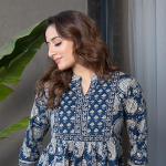 Women's Pure Cotton Paisley Printed Tunic Top