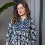 Women's Pure Cotton Paisley Printed Tunic Top
